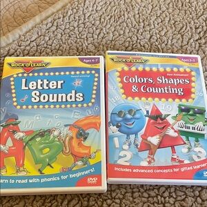 Rick n learn letter sounds and colors. Shapes and counting